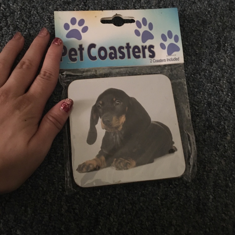 Dachshund coasters